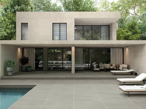 Italon Cosmos. կերամագրանիտ ավազաքարի տակ՝ միասնական ինտերյերային և էքստերիերային լուծումների համար